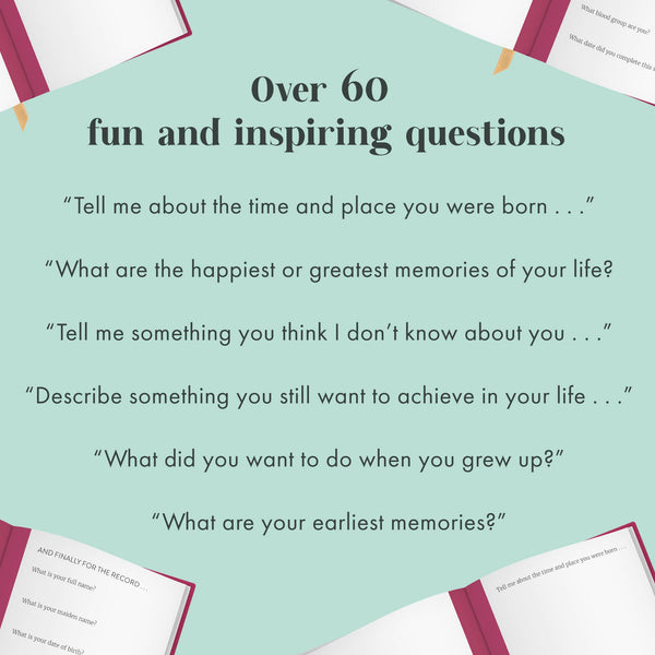 Dear Mum Guided Memory Journal | Heartfelt Gift for Mum