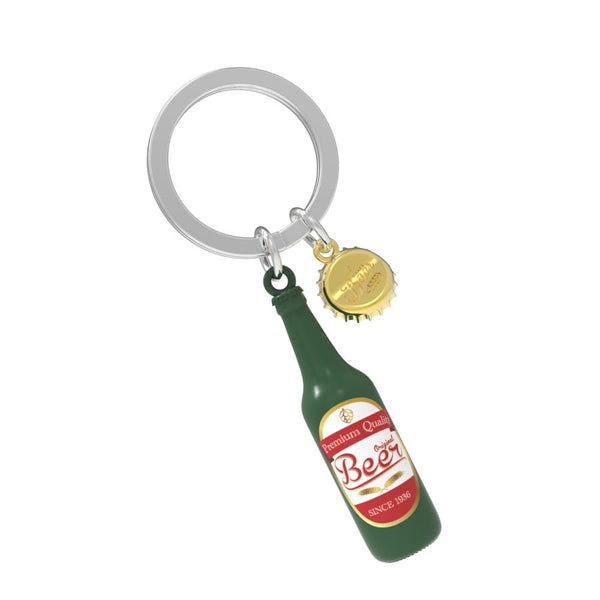Meta[l]morphose® Green Beer Bottle Keyring