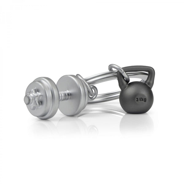 Meta[l]morphose® Dumbbell & Weights Gym Keyring
