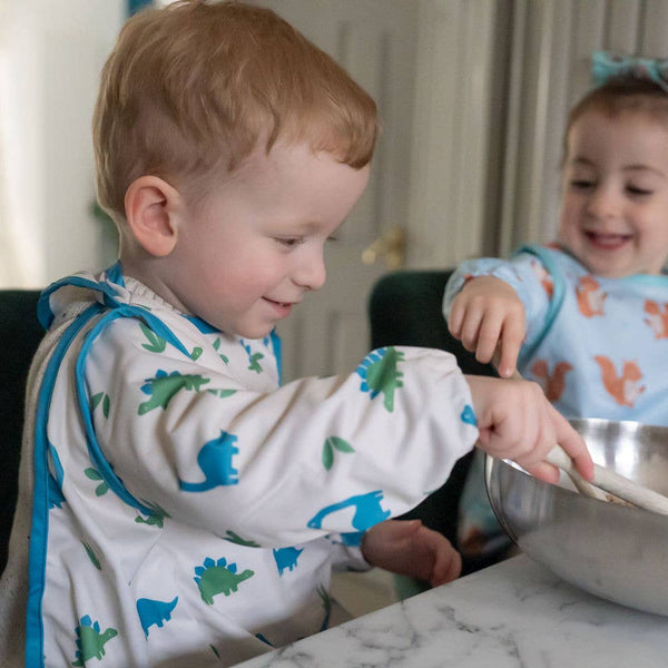 Coverall Feeding Bib Dinosaur