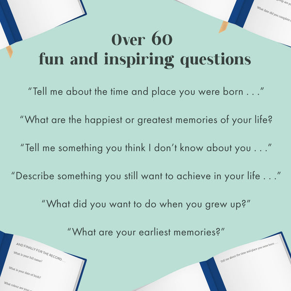 Dear Dad Guided Memory Journal | Heartfelt Gift for Dad |