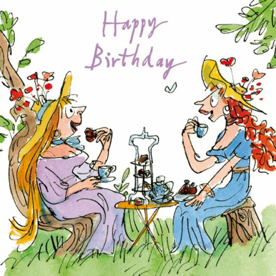 Quentin Blake Happy Birthday Greeting Card