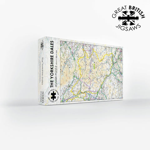 THE YORKSHIRE DALES MAP - Pieceful Map Jigsaw Puzzle