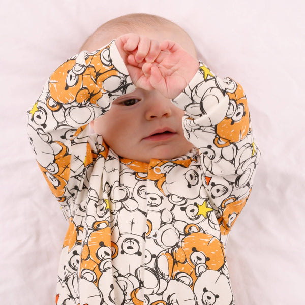Unisex Baby Cotton Sleepsuit (Onesie) – Special Bear Print
