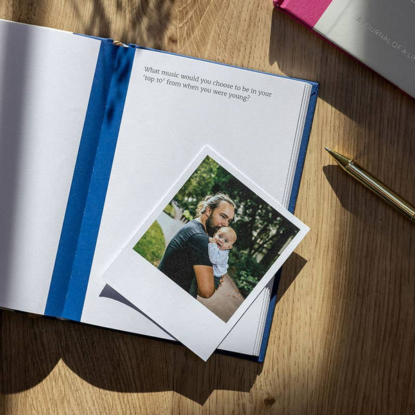 Dear Dad Guided Memory Journal | Heartfelt Gift for Dad |