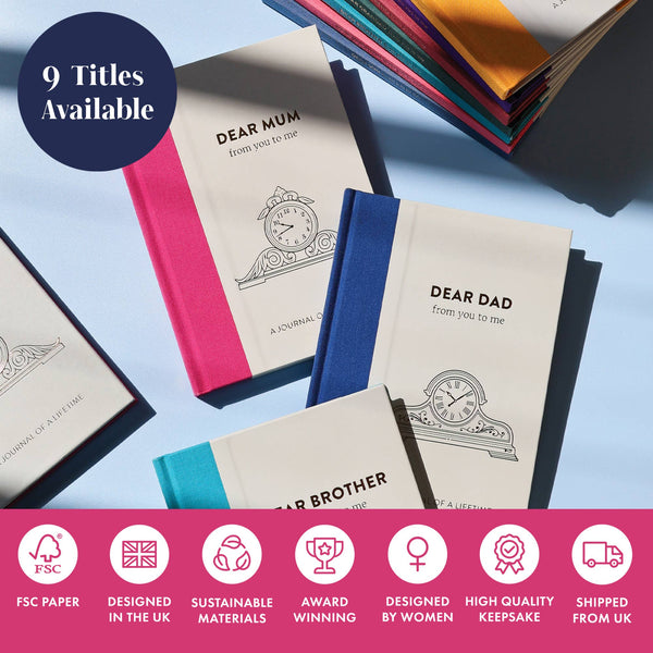 Dear Mum Guided Memory Journal | Heartfelt Gift for Mum