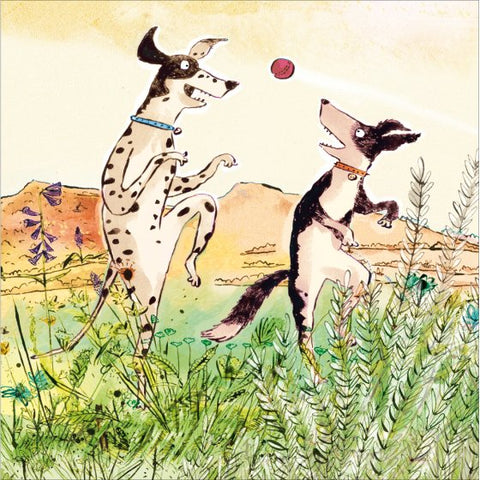 National Trust Greeting Card - Jump
