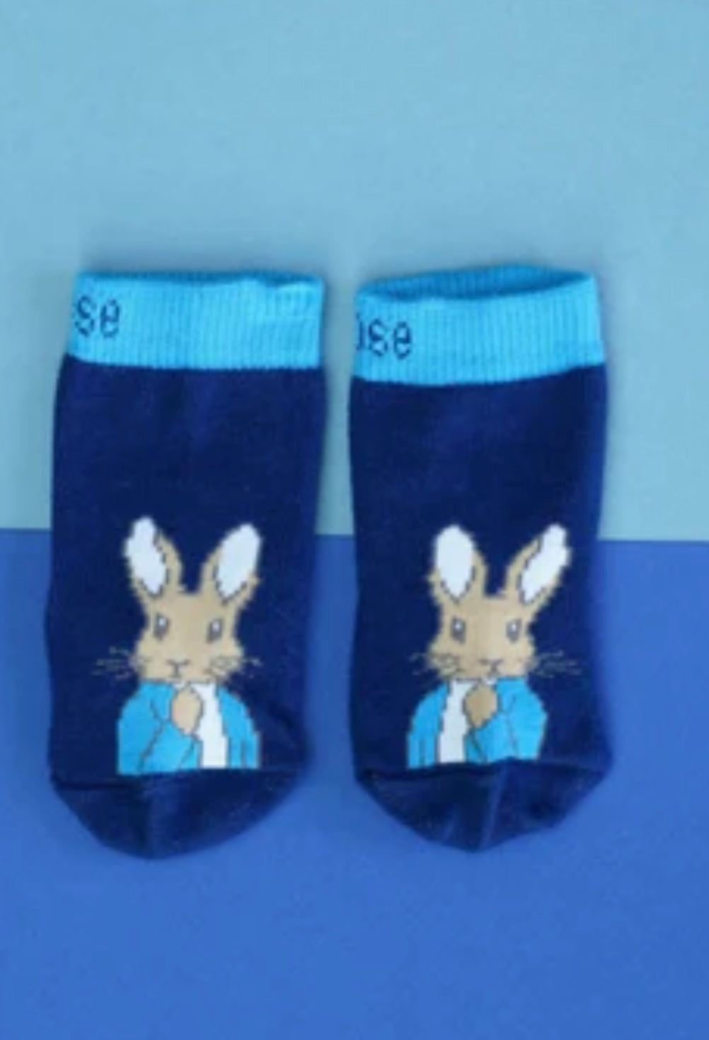 Peter Rabbit Navy Socks