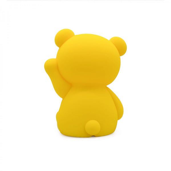 Dhink Medium Colour Changing LED Night Light | Yellow Teddy Bear with Orange Scarf