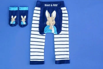 Peter Rabbit Navy Striped Leggings