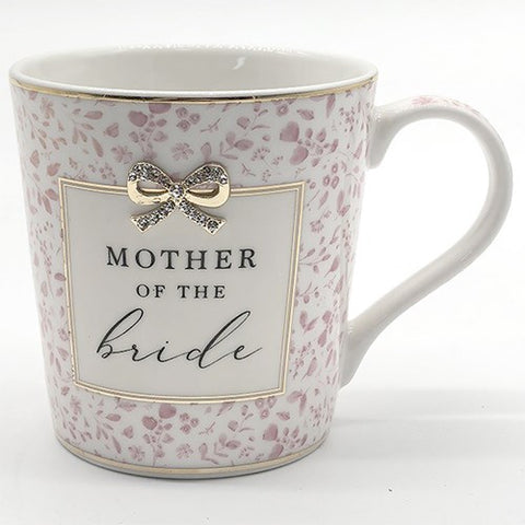 Hearts Design Mother of the Bride Mug