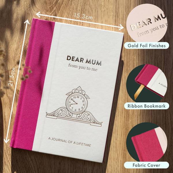 Dear Mum Guided Memory Journal | Heartfelt Gift for Mum