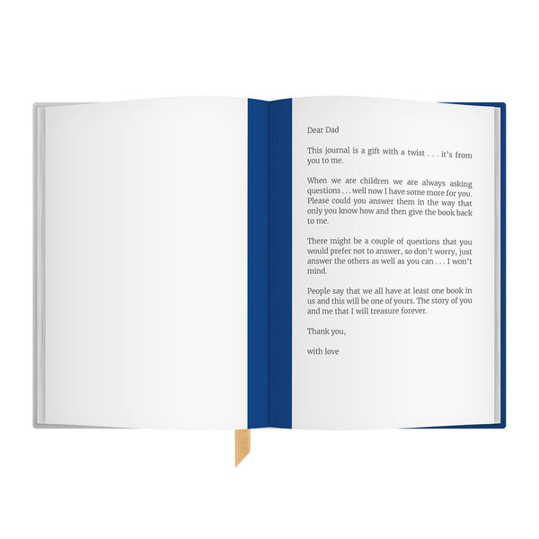Dear Dad Guided Memory Journal | Heartfelt Gift for Dad |