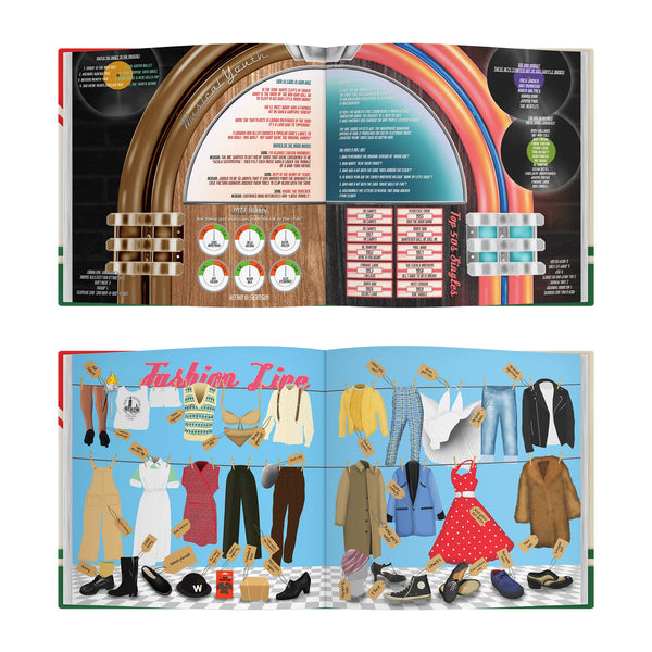 Born In The 40s Memory Book | Nostalgic Milestone Gift |