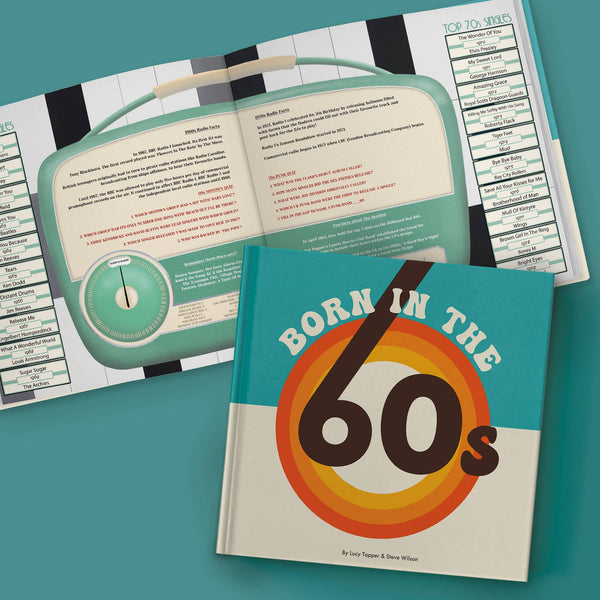 Born In The 60s Memory Book | Nostalgic Milestone Gift |