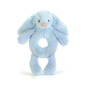 Bashful Blue Ring Rattle