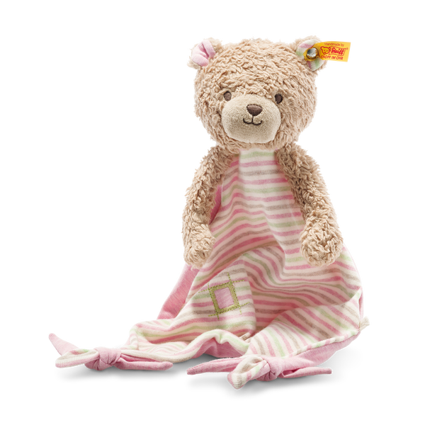 GOTS Rosy Teddybar comforter