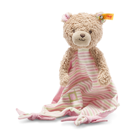 GOTS Rosy Teddybar comforter