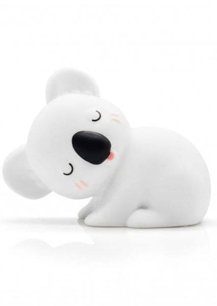Mini White Sleeping Koala changing colour LED Night Light