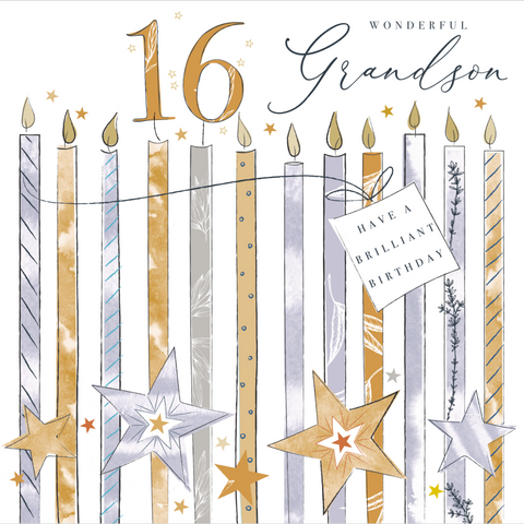 Wonderful Grandson Have A Brilliant Birthday 16