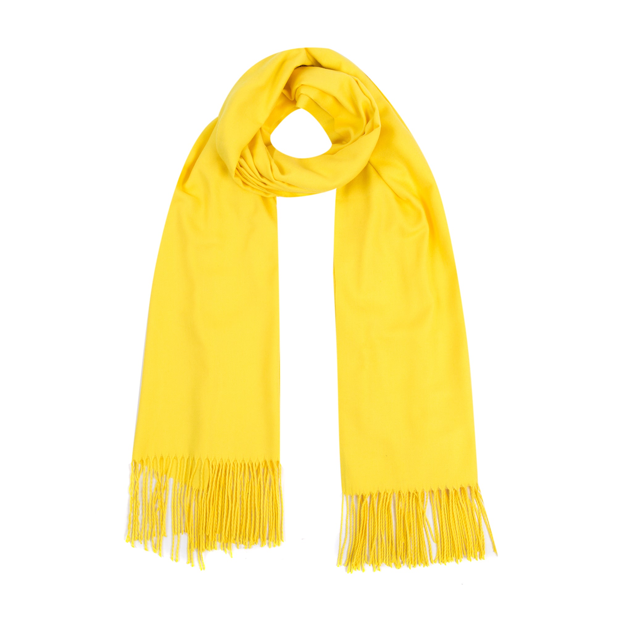 Luxury Super Soft Pashmina Scarf - Yellow